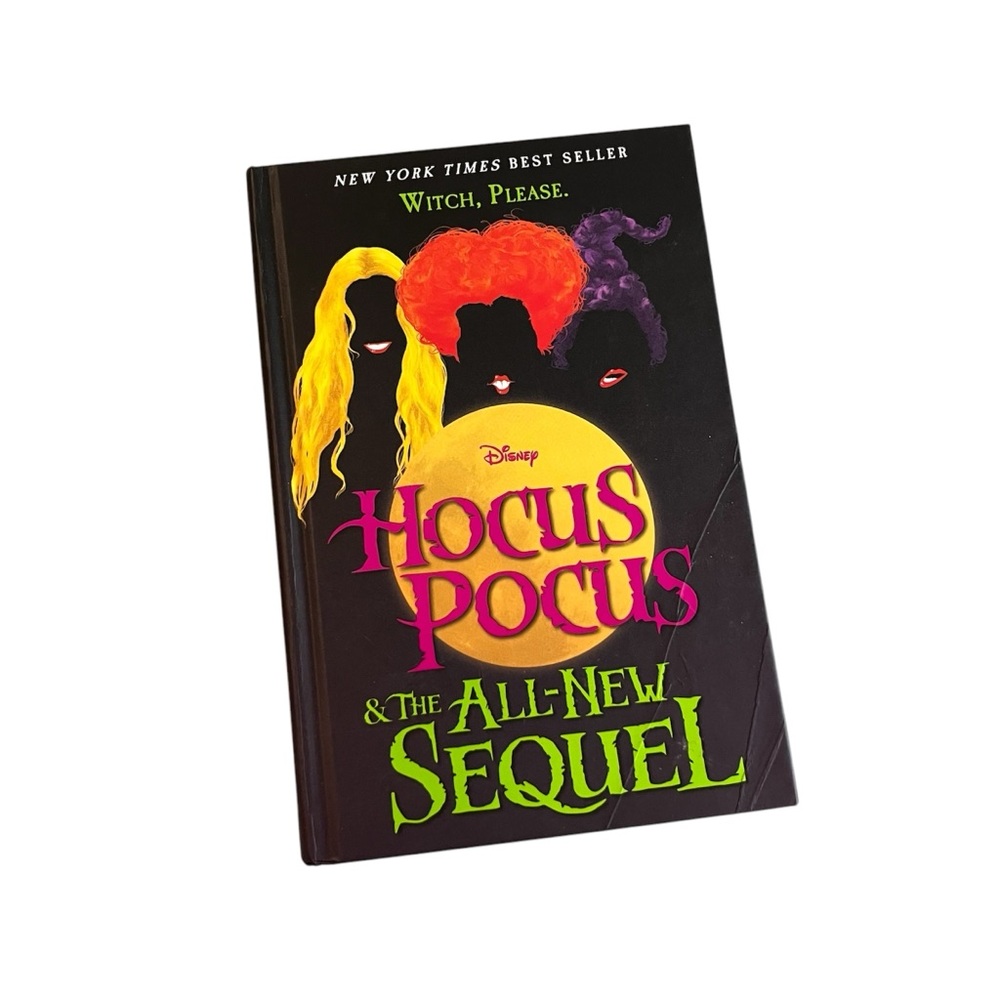 Hocus Pocus Book with Black and Yellow Cover